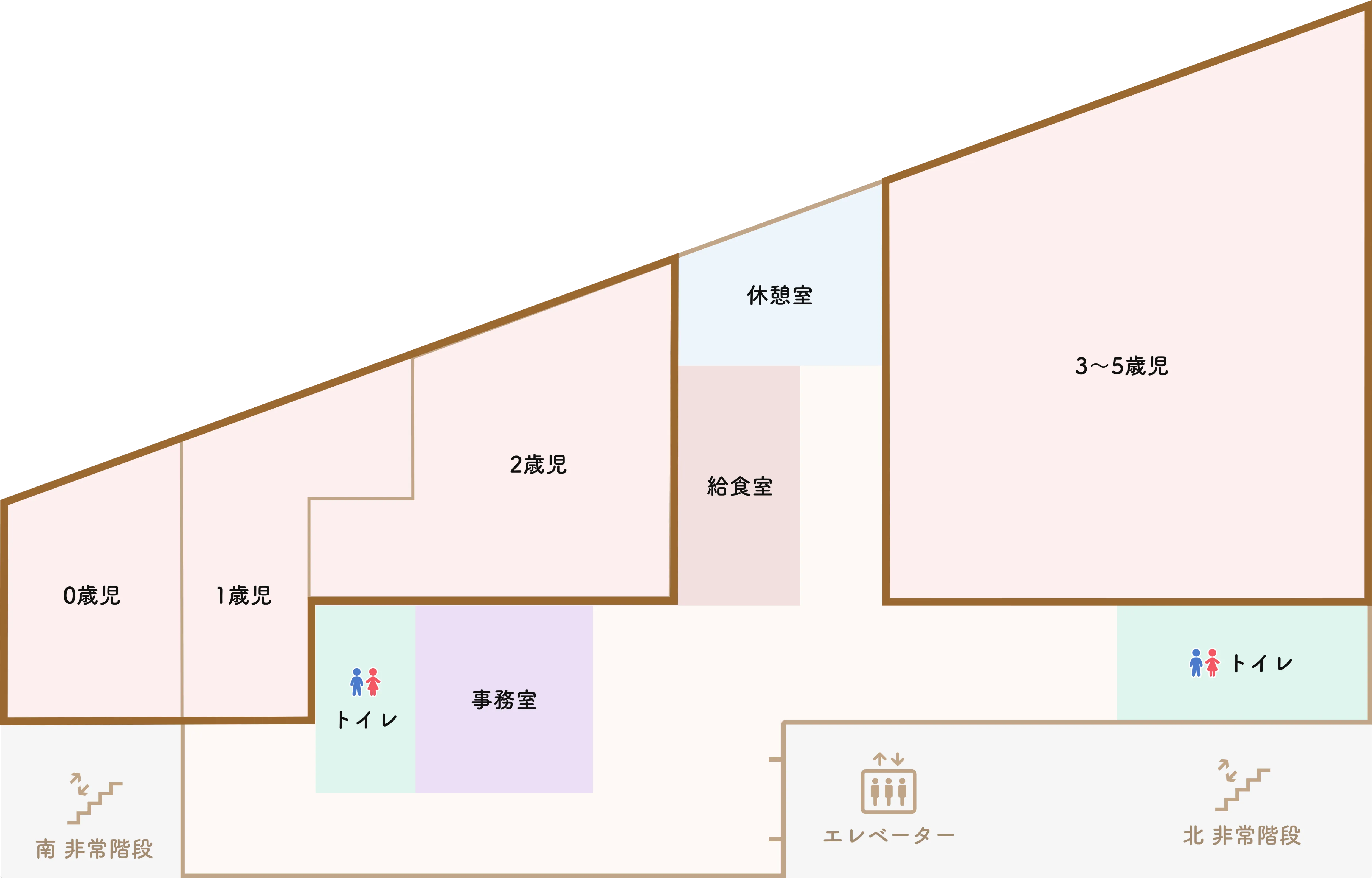 さくらんぼ保育園 フロアーマップ